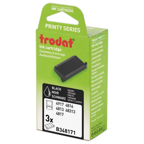 3 Encriers 4817 - noir - TRODAT photo du produit