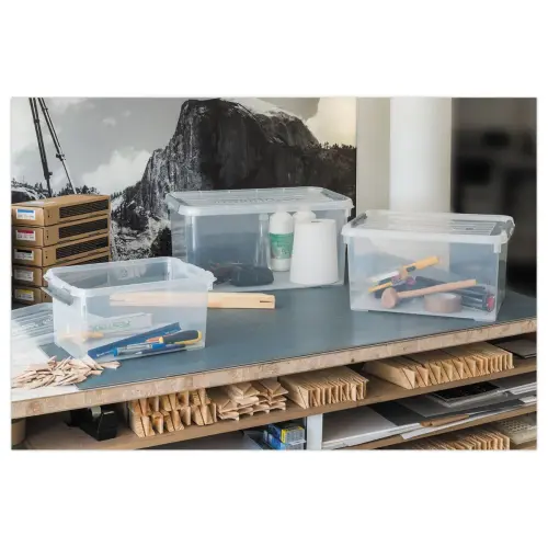 Handy Plus 50L Clips -Modulable & Robuste - Gris - Curver photo du produit
