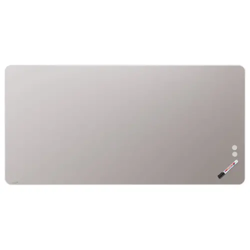Tableau en Verre Mat Magnétique 100x200 + Kit - Gris- Legamaster photo du produit