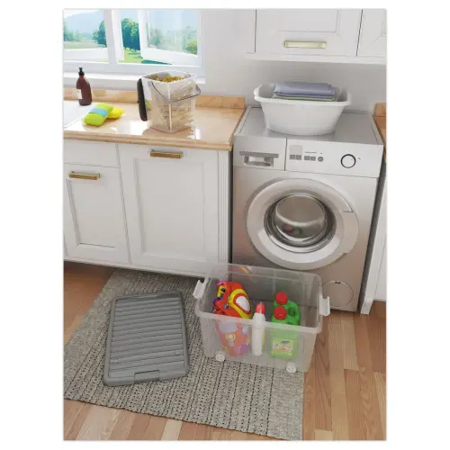 Boîte Multi-Usages W Box 50L avec Clips & Roues - KIS photo du produit