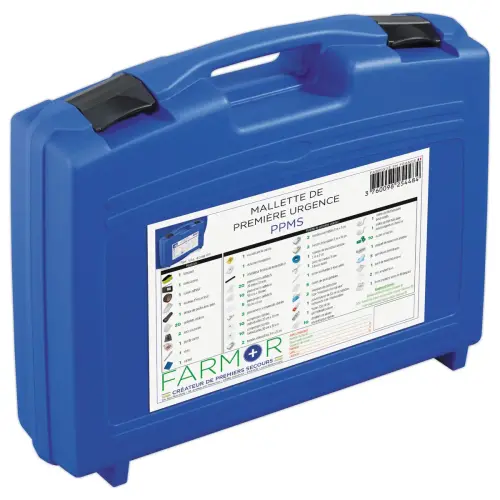 Malette en Polypropylène Sûreté et Matériel Urgence - FARMOR photo du produit