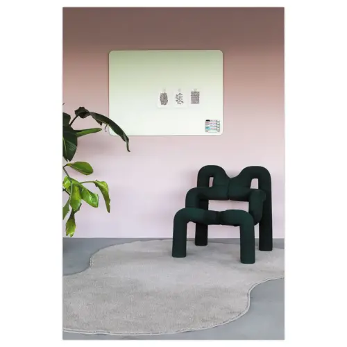 Tableau en Verre Mat 90x120 + Kit - Vert - Legamaster photo du produit