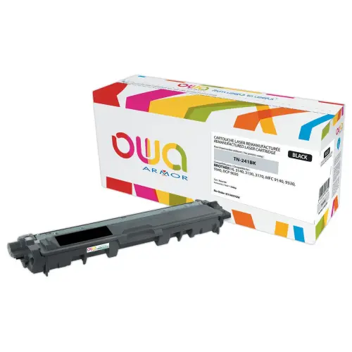 Toner &eacute;q. Brother TN-241BK, Brother TN-242BK - Noir - OWA photo du produit
