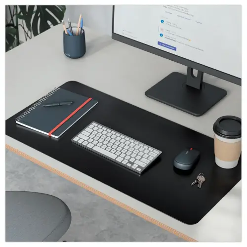 Tapis de Bureau 80x40cm - Multifonctions & Antidérapant - Noir - Leitz photo du produit