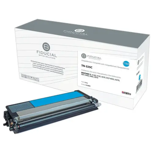 Toner remanufacturé éq. Brother TN-325C - Cyan photo du produit
