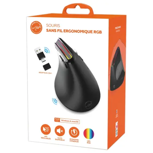 Souris sans fil ergonomique - Mobility Lab photo du produit