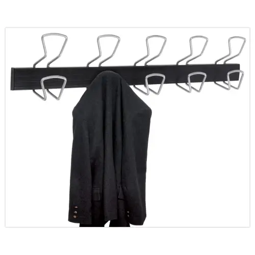 Patère à visser - 5 têtes double -  métal photo du produit