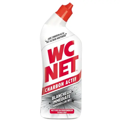 Gel WC Nettoyant & Blanchissant charbon actif - WC Net photo du produit