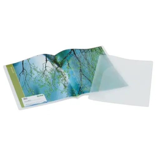 12 Chemises A4 à double poche - Transparentes et incolores - Tarifold photo du produit