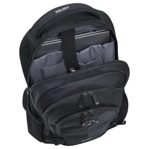 Sac &agrave; dos Confortable 15,6" - 29L - Noir - Delsey photo du produit