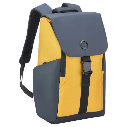 Sac à dos SecurFlap 15,6" - Confortable & Securisé - Jaune - Delsey photo du produit
