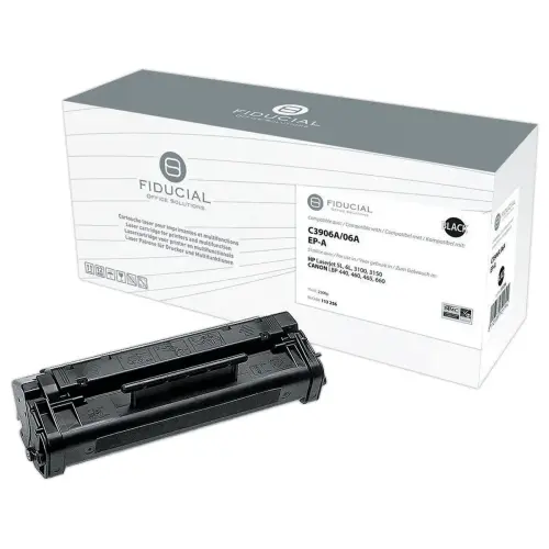 Toner Fiducial noir compatible HP C3906A photo du produit