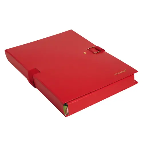 Chemise à sangle Extensor - Dos 16 cm - Rouge - Exacompta photo du produit