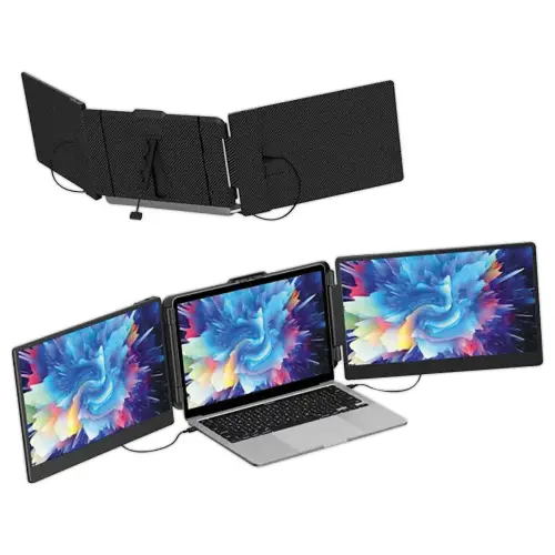 Module Extension 2 Ecrans 14" PC Full HD - Plus & Play - Cleyver photo du produit