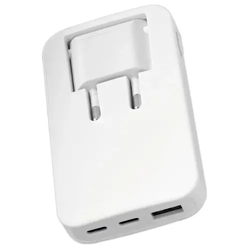 Chargeur Gan Pliable - Charge Rapide 3 ports - T'NB photo du produit