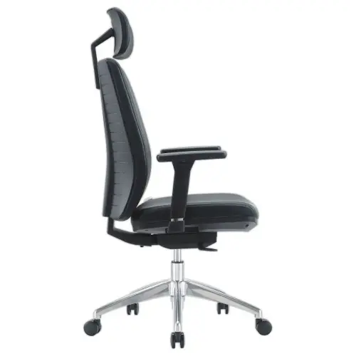 Têtière Sherman Noire en Polyuréthane - Generique photo du produit