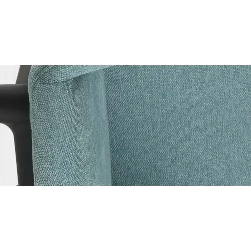 2 Fauteuil  bleu clair pied pyramide mont&eacute; photo du produit