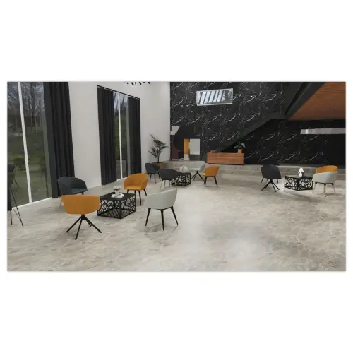 2 Fauteuil Arco Arrondi Beige - Pied Pyramidal - Generique photo du produit