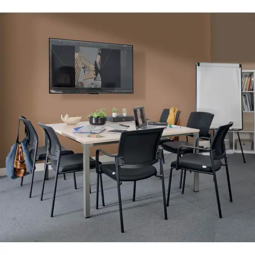 Chaise Synergy taupe mont&eacute;e photo du produit