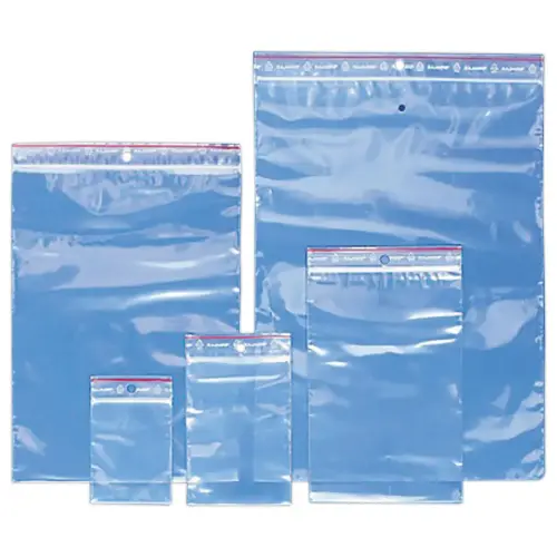 1000 Sachets transparents à zip 85x180mm photo du produit