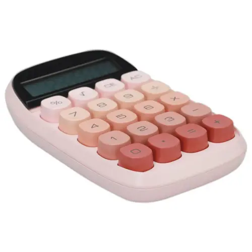 Calculatrice semi bureau Pop Petite - Corail photo du produit