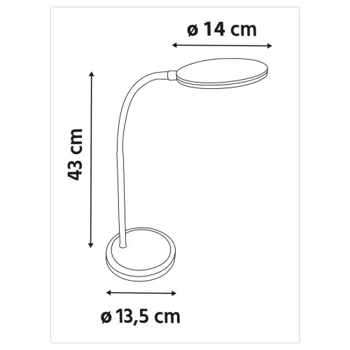 Lampe LED MOOV Noir - We light photo du produit