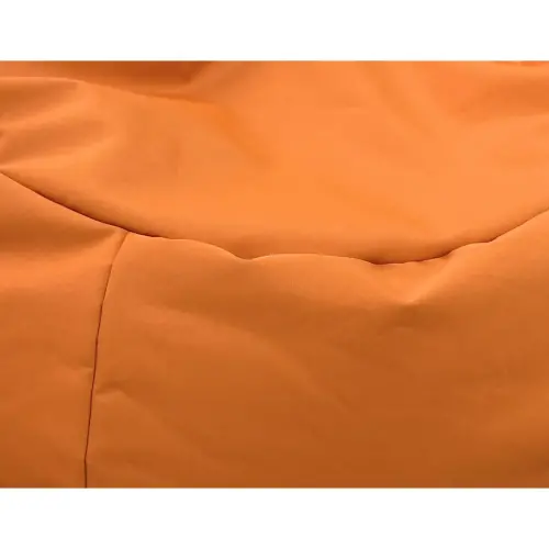 Pouf rond orange photo du produit