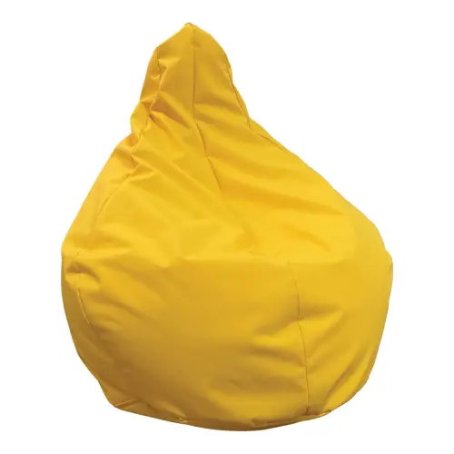 Pouf poire jaune photo du produit