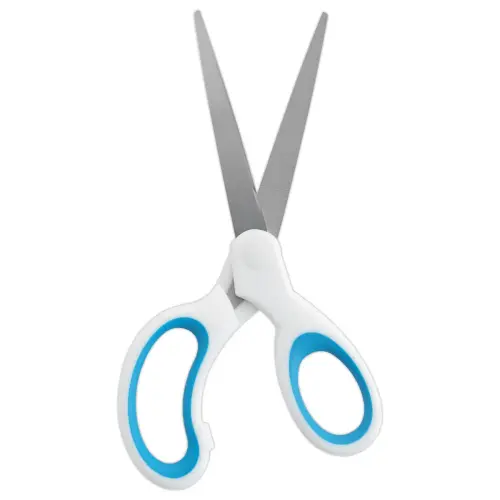 Paire de ciseaux bicolores asymétriques - 17 cm - Access photo du produit