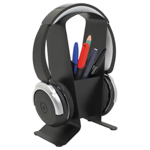 Support casque avec pot à crayons intégré photo du produit