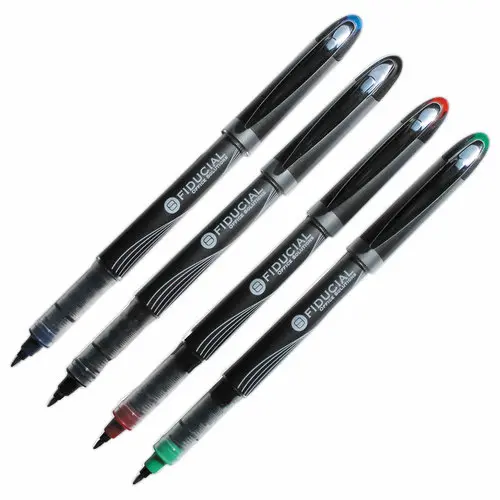 Roller pointe m&eacute;tal  - Ecriture moyenne - rouge - Fiducial photo du produit