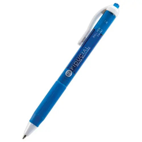 Stylo bille rétractable - Largeur d'écriture Moyenne - Bleu - FIDUCIAL photo du produit