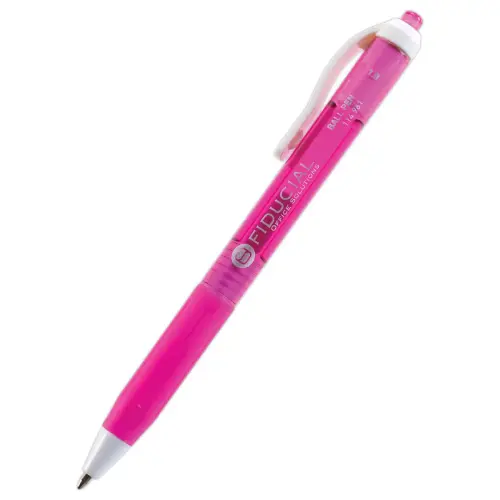 Stylo bille r&eacute;tractable Fiducial Grip - Ecriture moyenne photo du produit