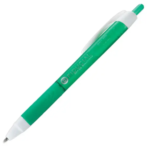 Stylo bille r&eacute;tractable Fiducial Grip - Ecriture moyenne - Vert photo du produit
