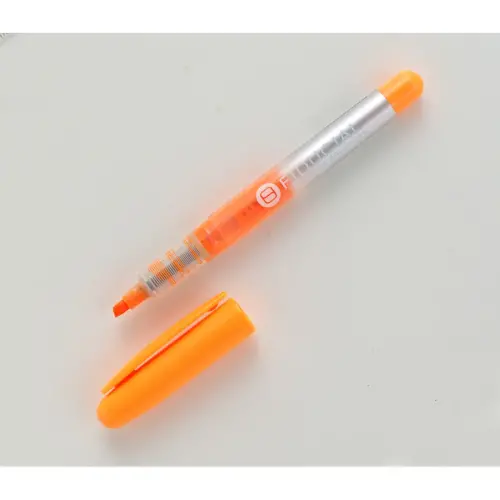 Surligneur de poche &agrave; encre liquide - Orange - Fiducial photo du produit