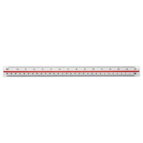 &Eacute;Chelle de r&eacute;duction triangulaire - Longueur 30 cm photo du produit