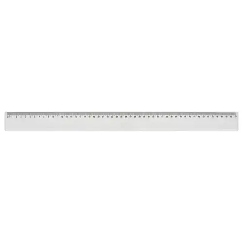 Règle de bureau simple en plastique - 50 cm photo du produit