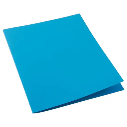 100 Chemises cartonnées colorées - Bleu - Fiducial photo du produit
