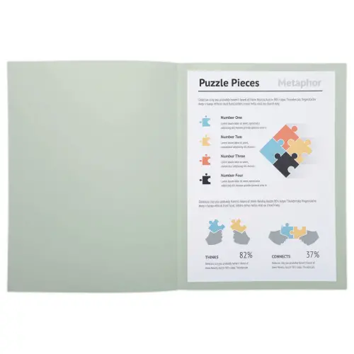 100 Chemises A4+ - gris pastel - 220g - Fiducial photo du produit