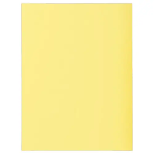 100 Chemises A4+ - jaune pastel - 220g - Fiducial photo du produit