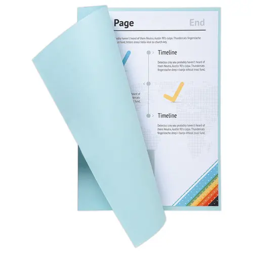 250 Sous-chemises - A4 - Coloris pastel - Fiducial photo du produit