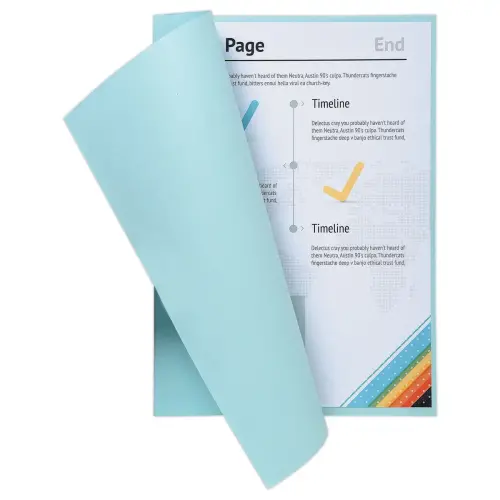 250 Sous-chemises - A4 - Bleu clair - Fiducial photo du produit
