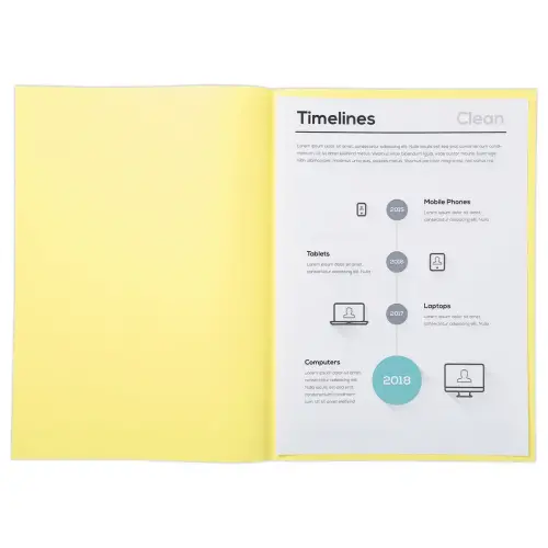 250 Sous-chemises - A4 - Jaune pastel - Fiducial photo du produit