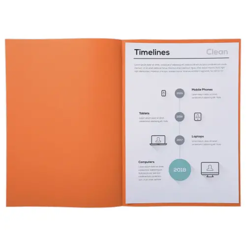 250 Sous-chemises - A4 - Orange pastel - Fiducial photo du produit