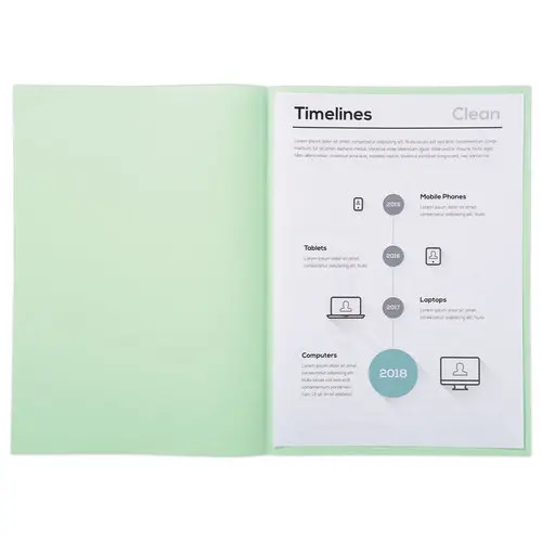 250 Sous chemises - 22x31 cm- 60g - vert pastel - FIDUCIAL photo du produit
