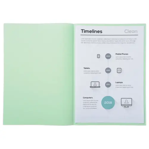250 Sous-chemises - A4 - Vert pastel - Fiducial photo du produit