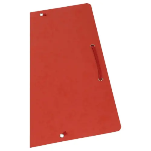 Chemise simple à élastiques en carte - Rouge - Fiducial photo du produit