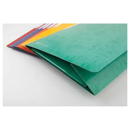 10 Chemises 3 rabats à élastiques - Carte lustrée 450 g - Dos 1,5 cm photo du produit