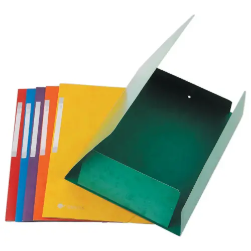 10 Chemises 3 rabats à élastiques - Carte lustrée 450 g - Dos 1,5 cm photo du produit