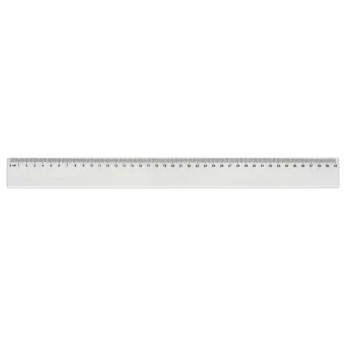 R&egrave;gle de bureau simple en plastique  - 40 cm photo du produit